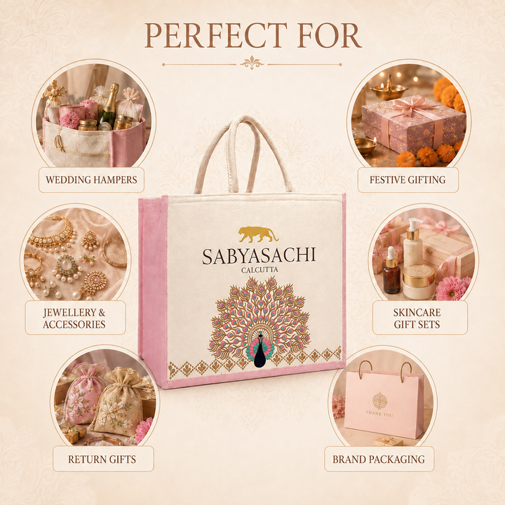 Mayura Embroidered Hamper Bag