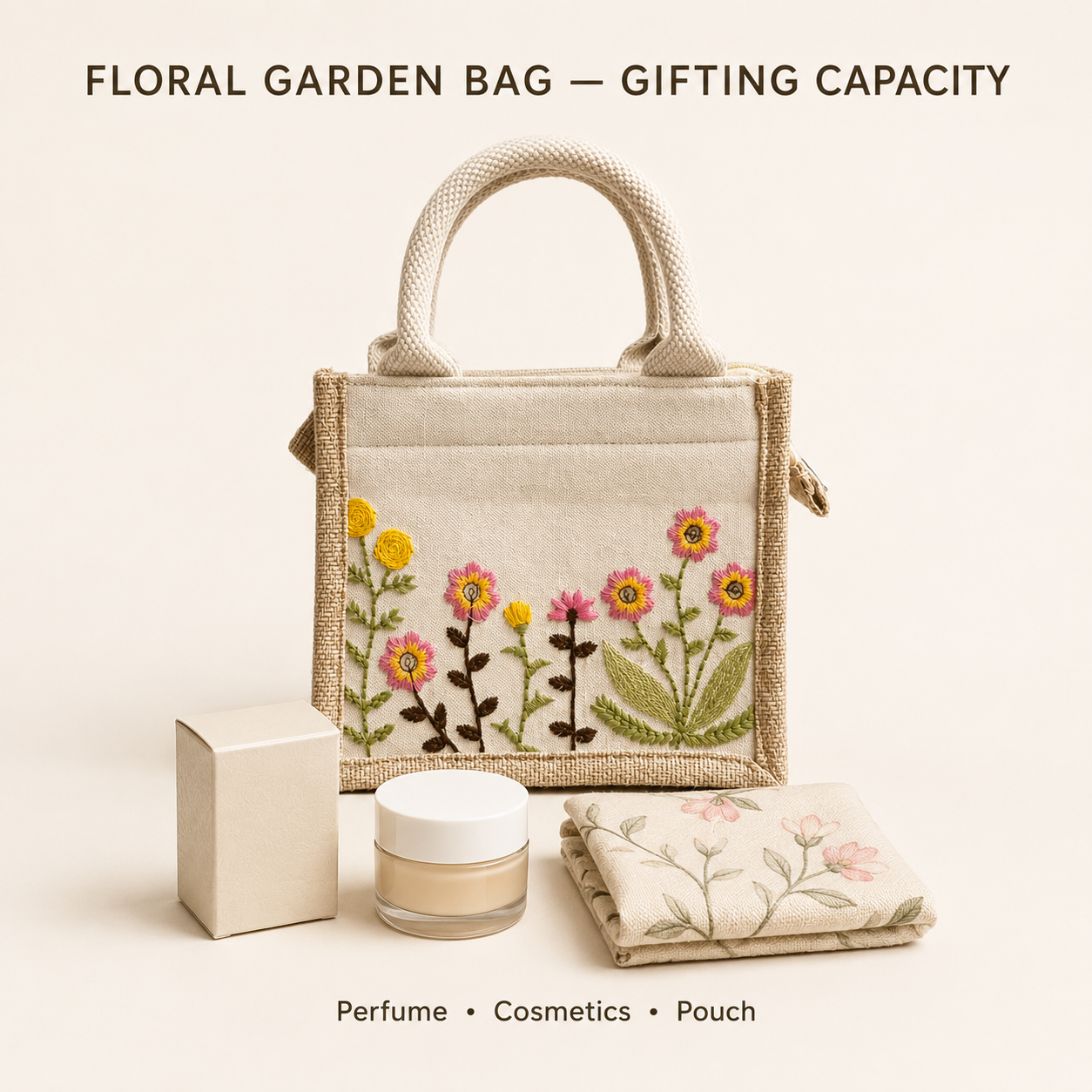 Mini Embroidered Hamper Bag Sample Kit