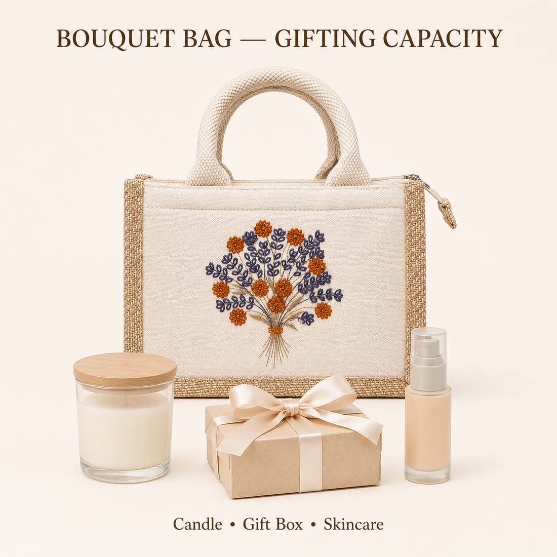 Mini Embroidered Hamper Bag Sample Kit