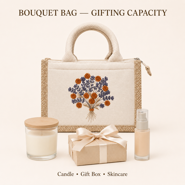 Mini Embroidered Hamper Bag Sample Kit