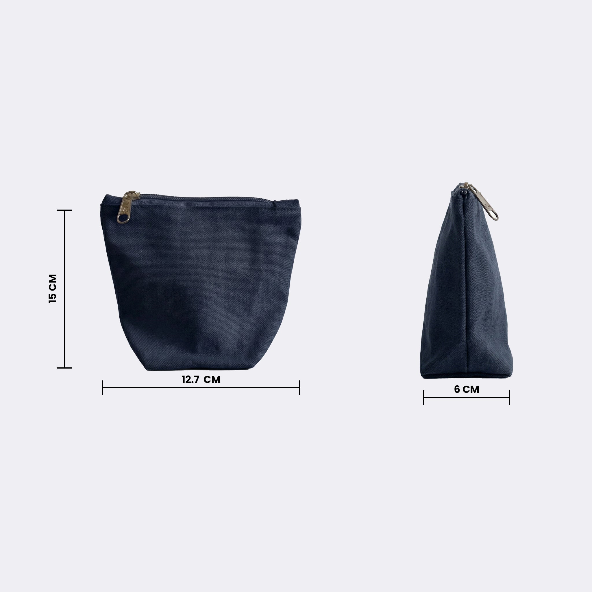 Mini Cotton Zipper Pouch