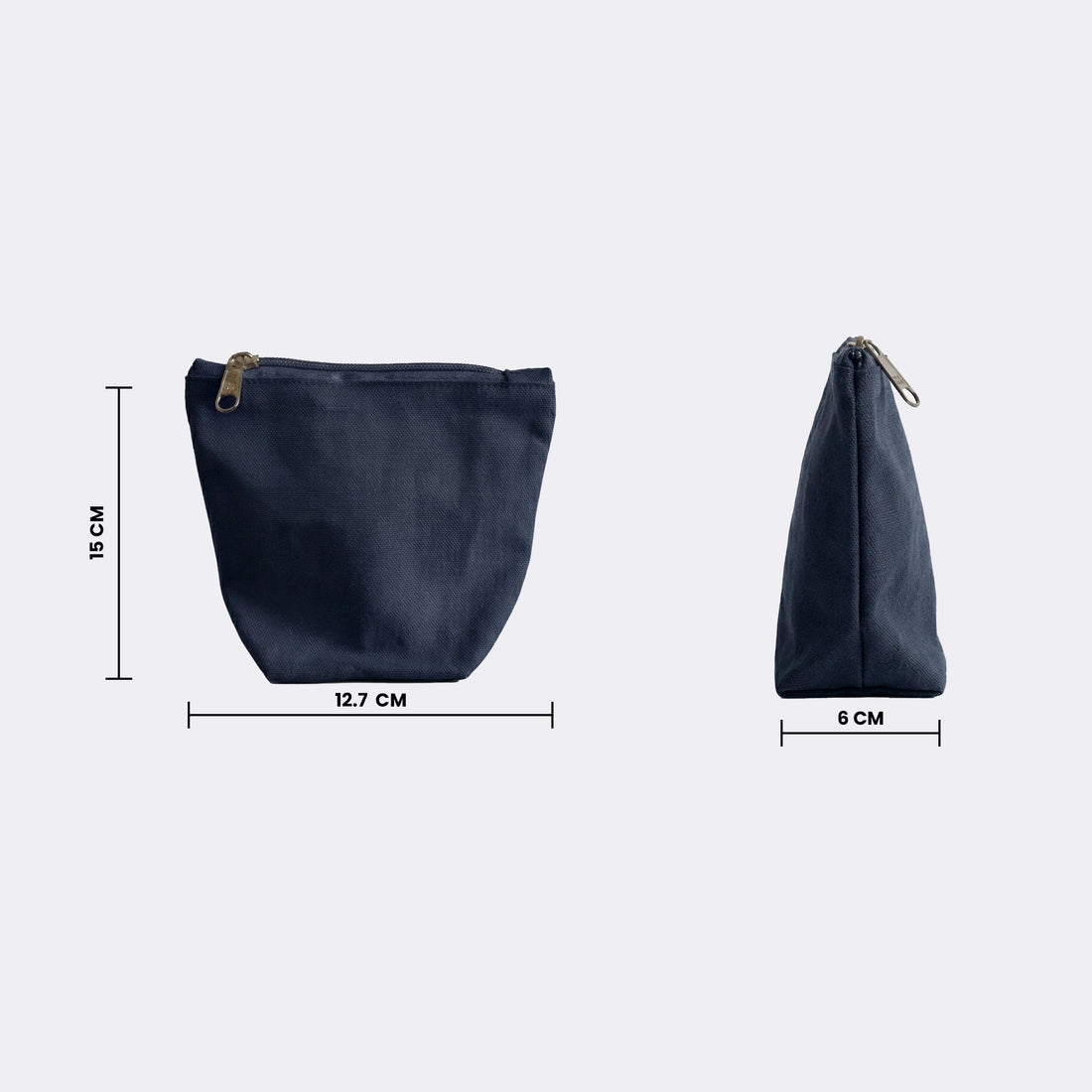 Mini Cotton Zipper Pouch