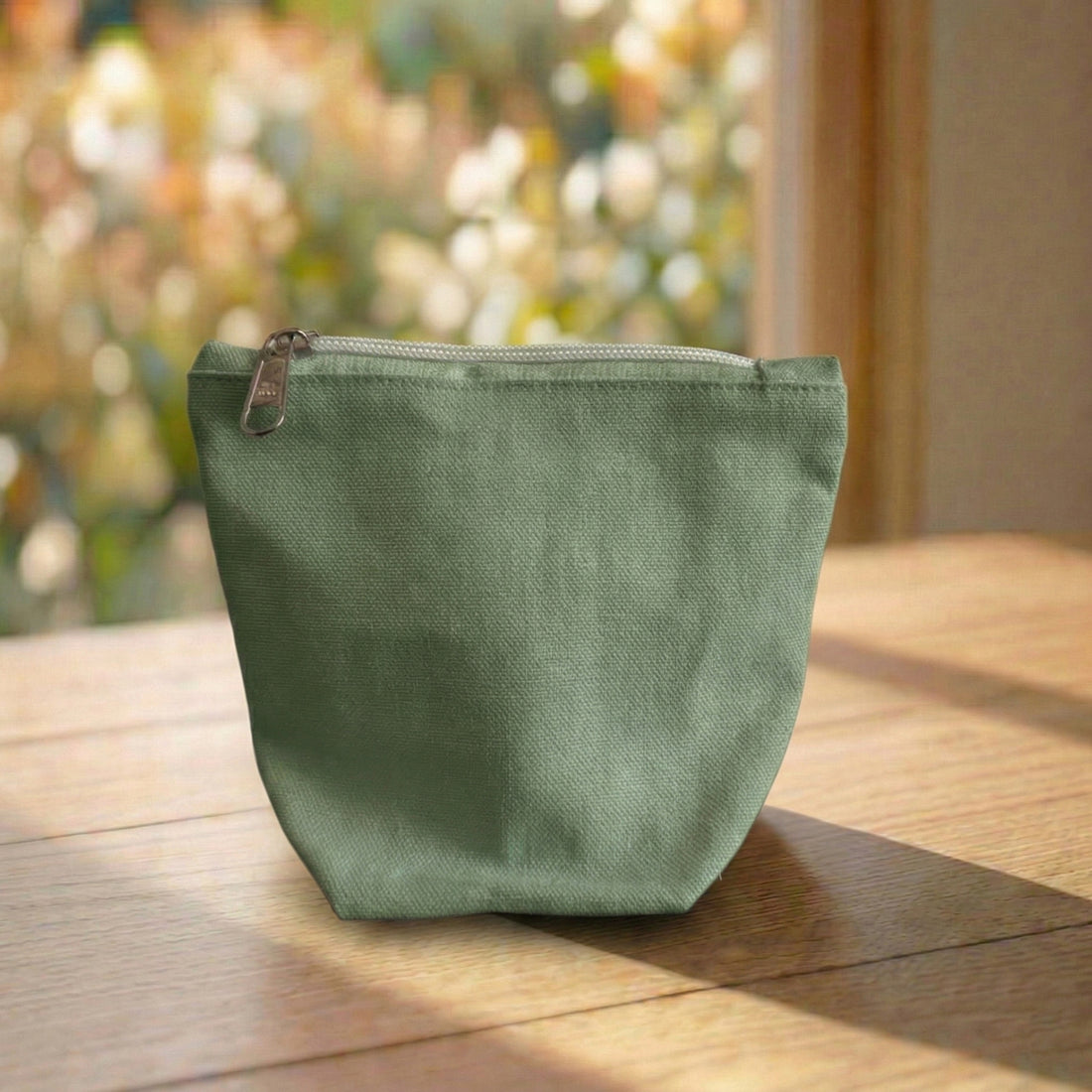 Mini Cotton Zipper Pouch