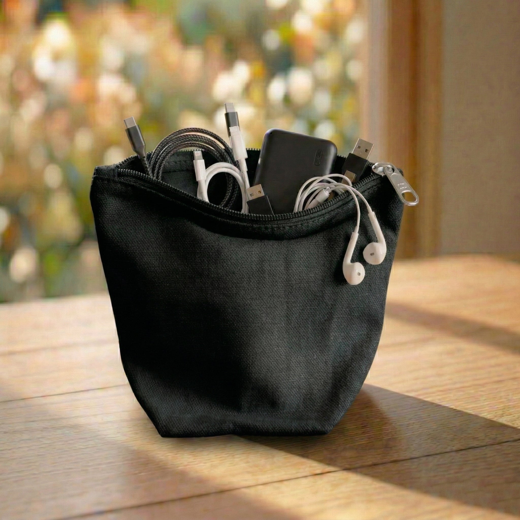 Mini Cotton Zipper Pouch