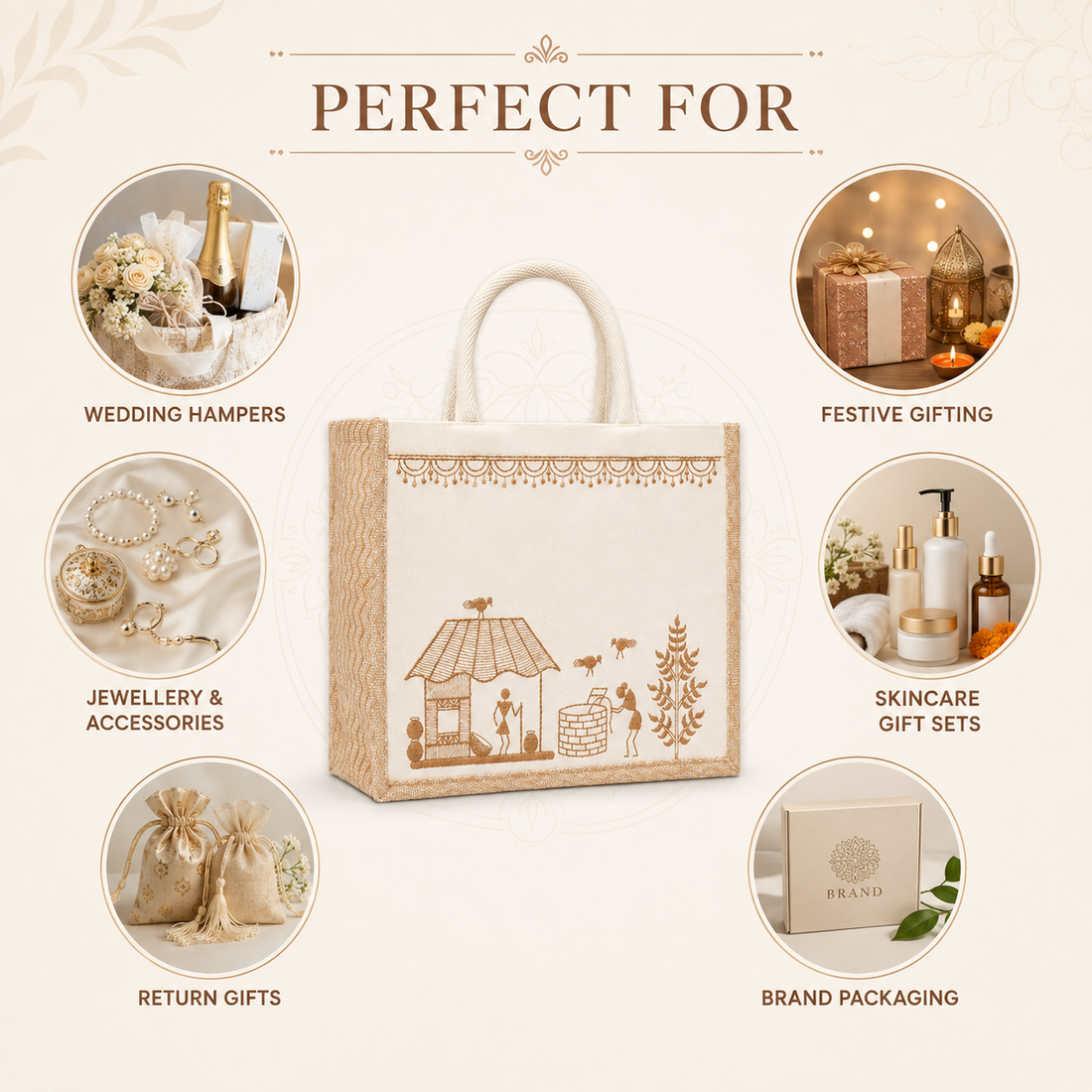 Plain Mitti Ki Kahani Bag