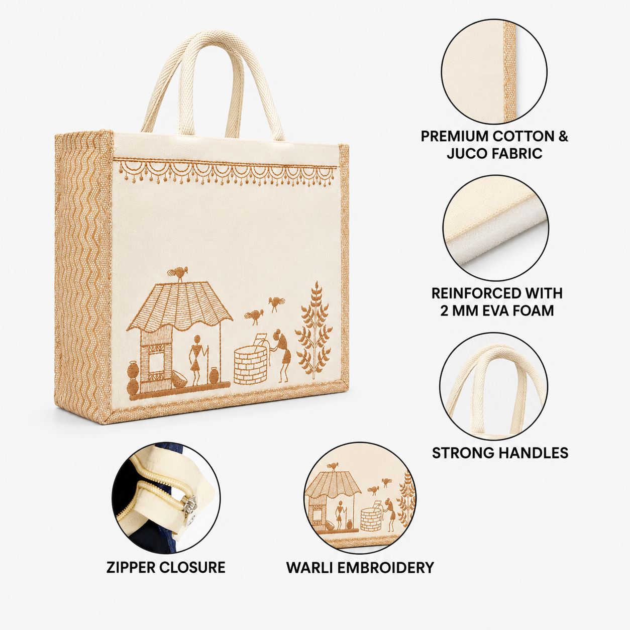 Plain Mitti Ki Kahani Bag