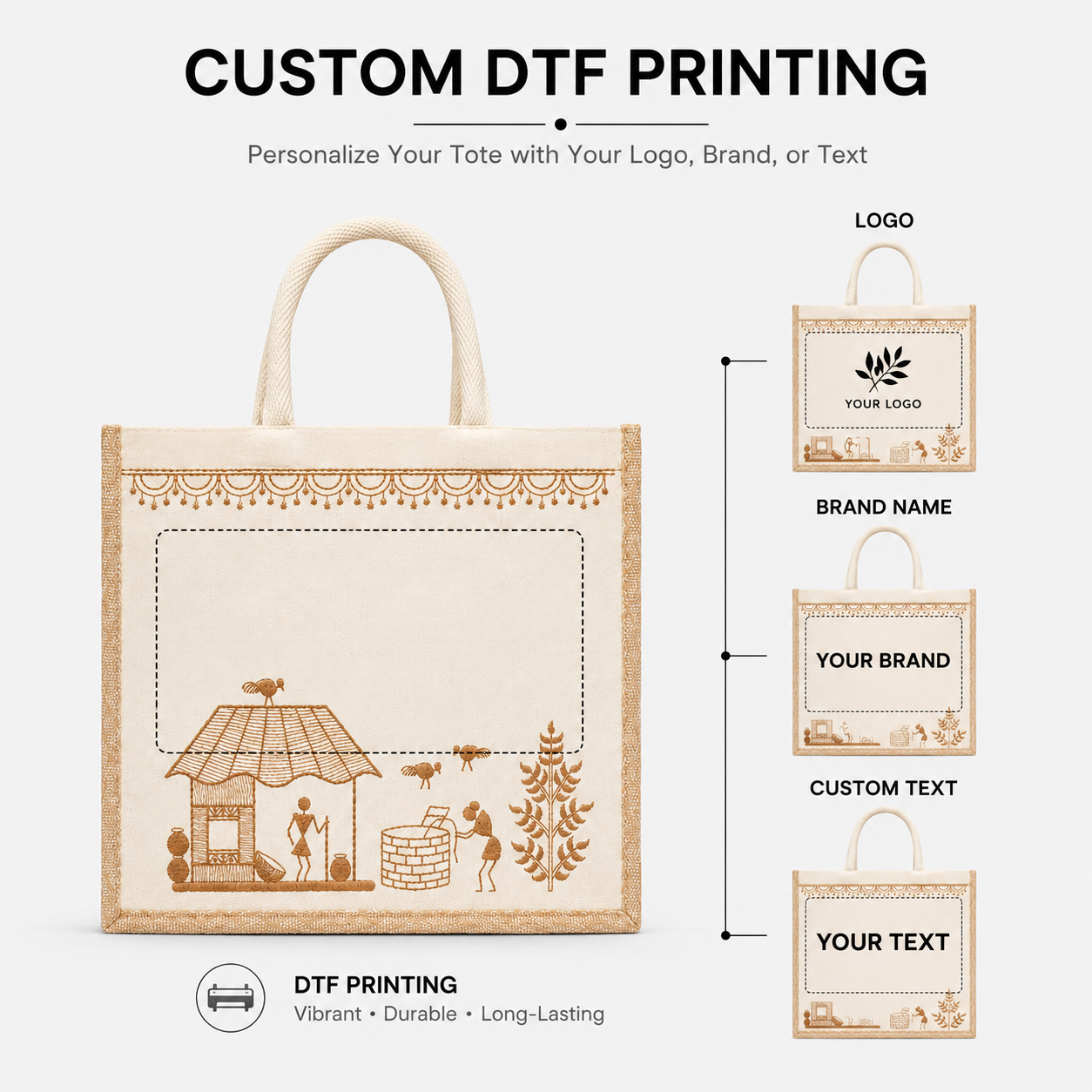 Plain Mitti Ki Kahani Bag