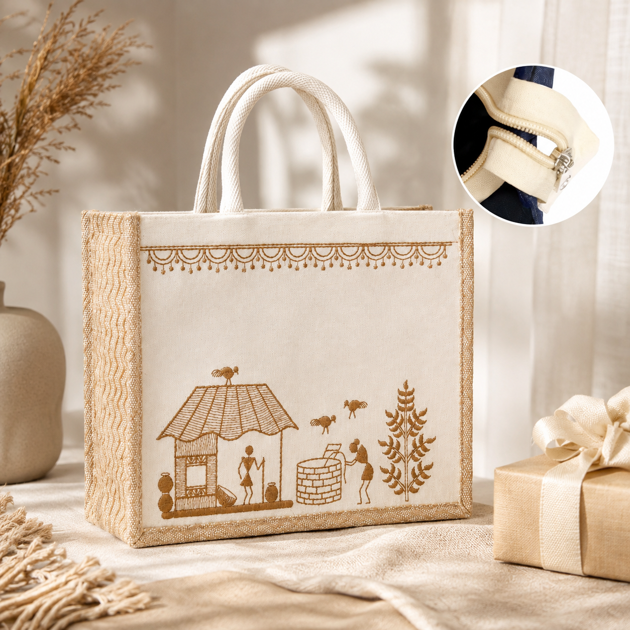Plain Mitti Ki Kahani Bag