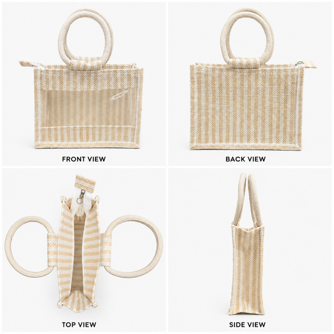 Oxford Jute Bag with Window