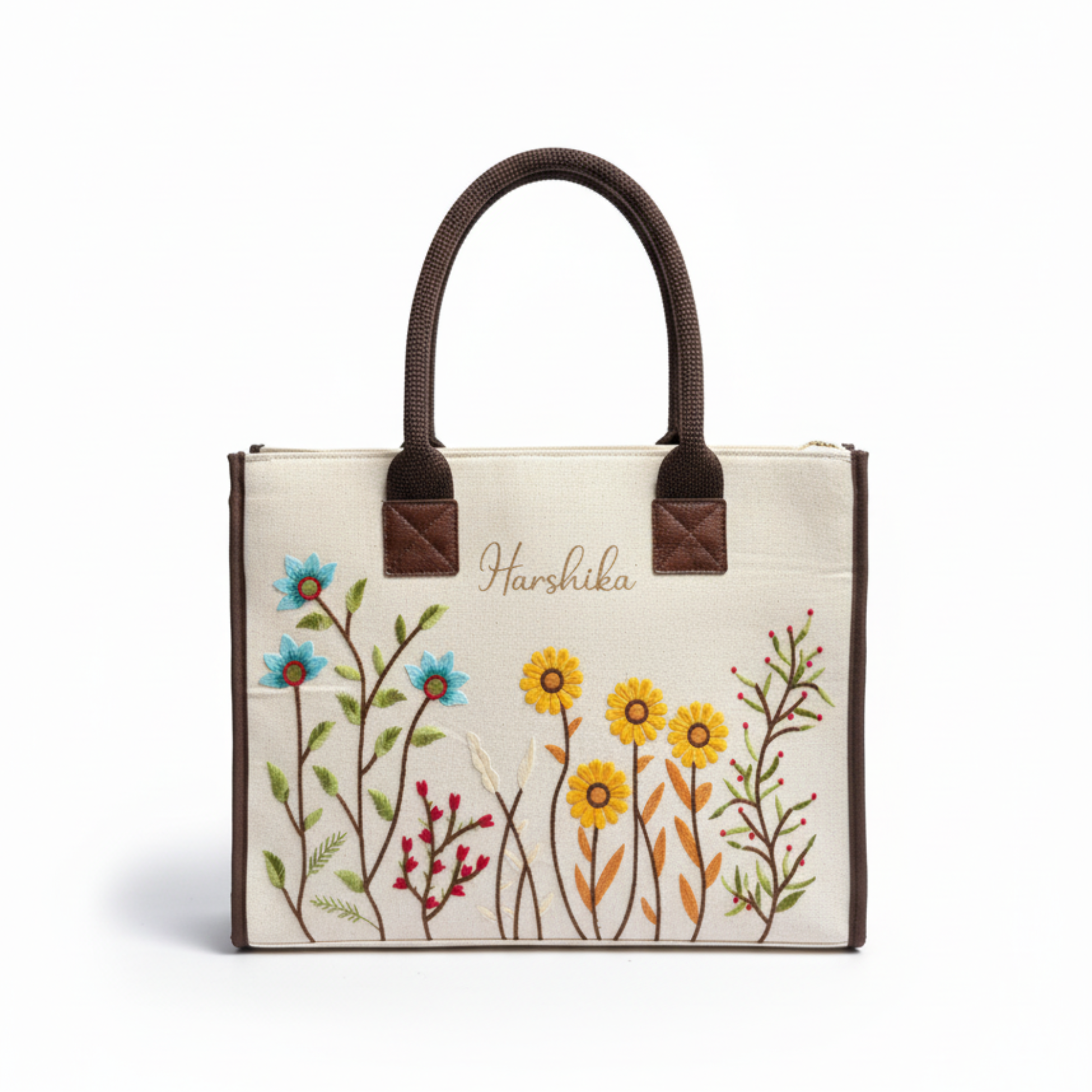 Personalised Sunflower Tote Bag