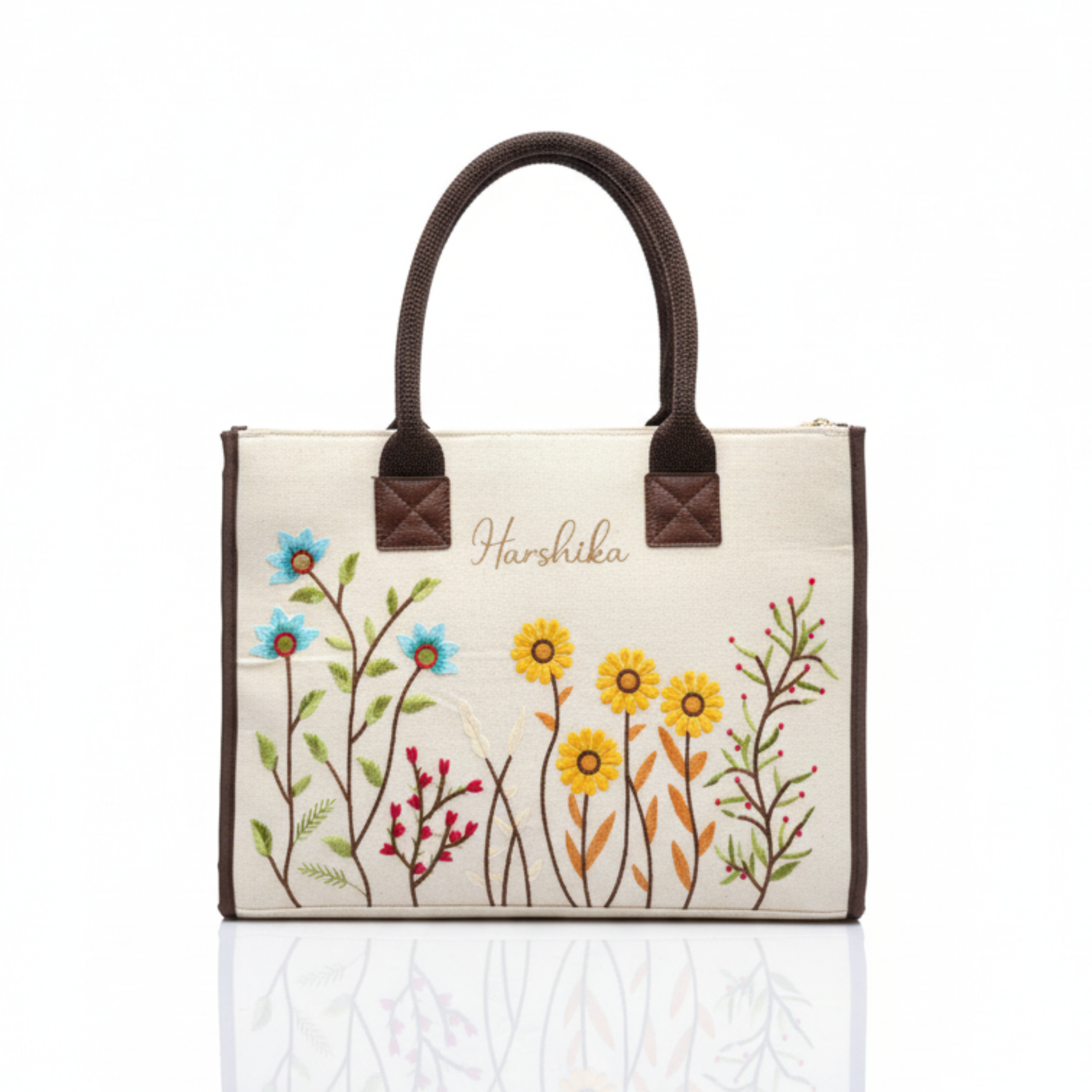 Personalised Sunflower Tote Bag