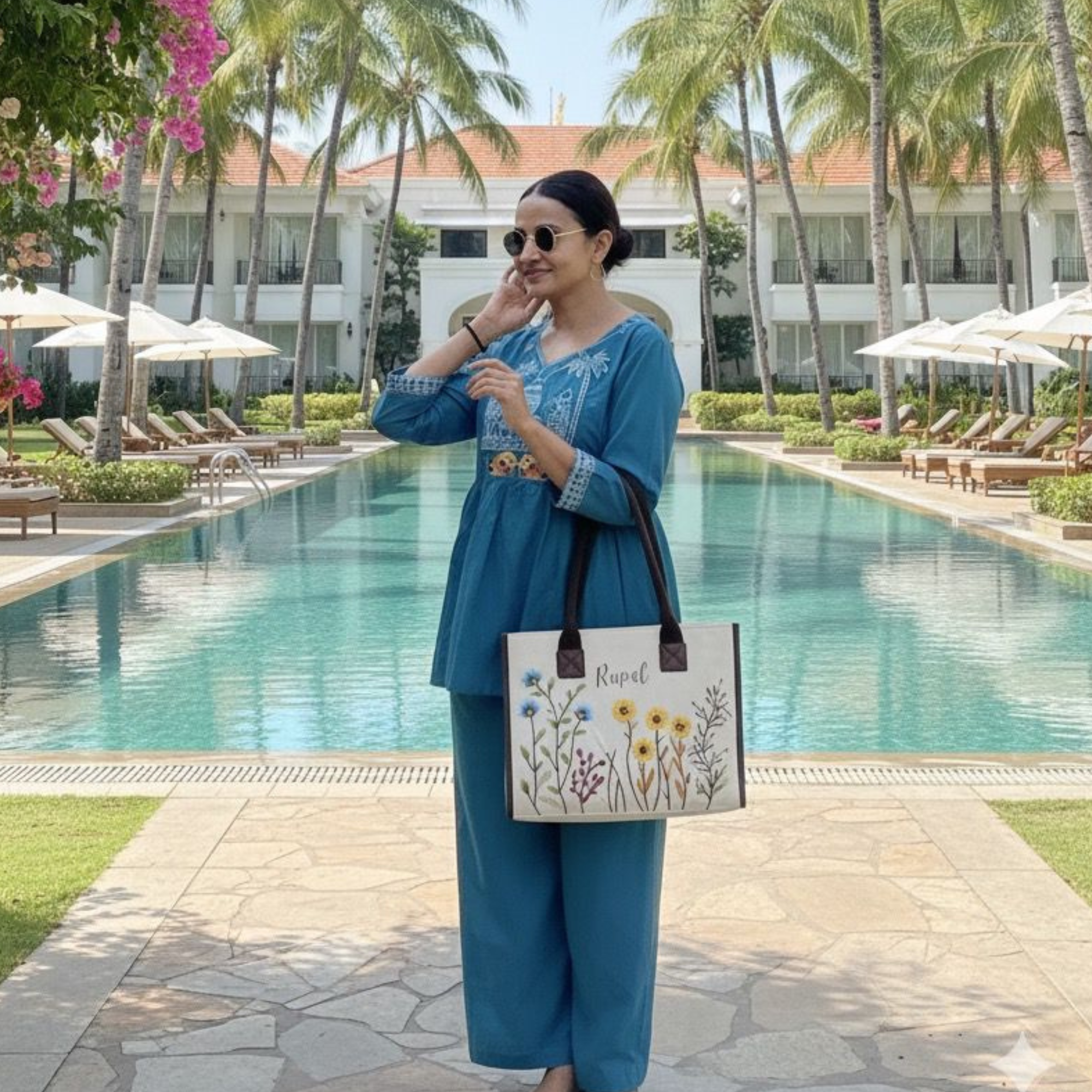 Personalised Sunflower Tote Bag