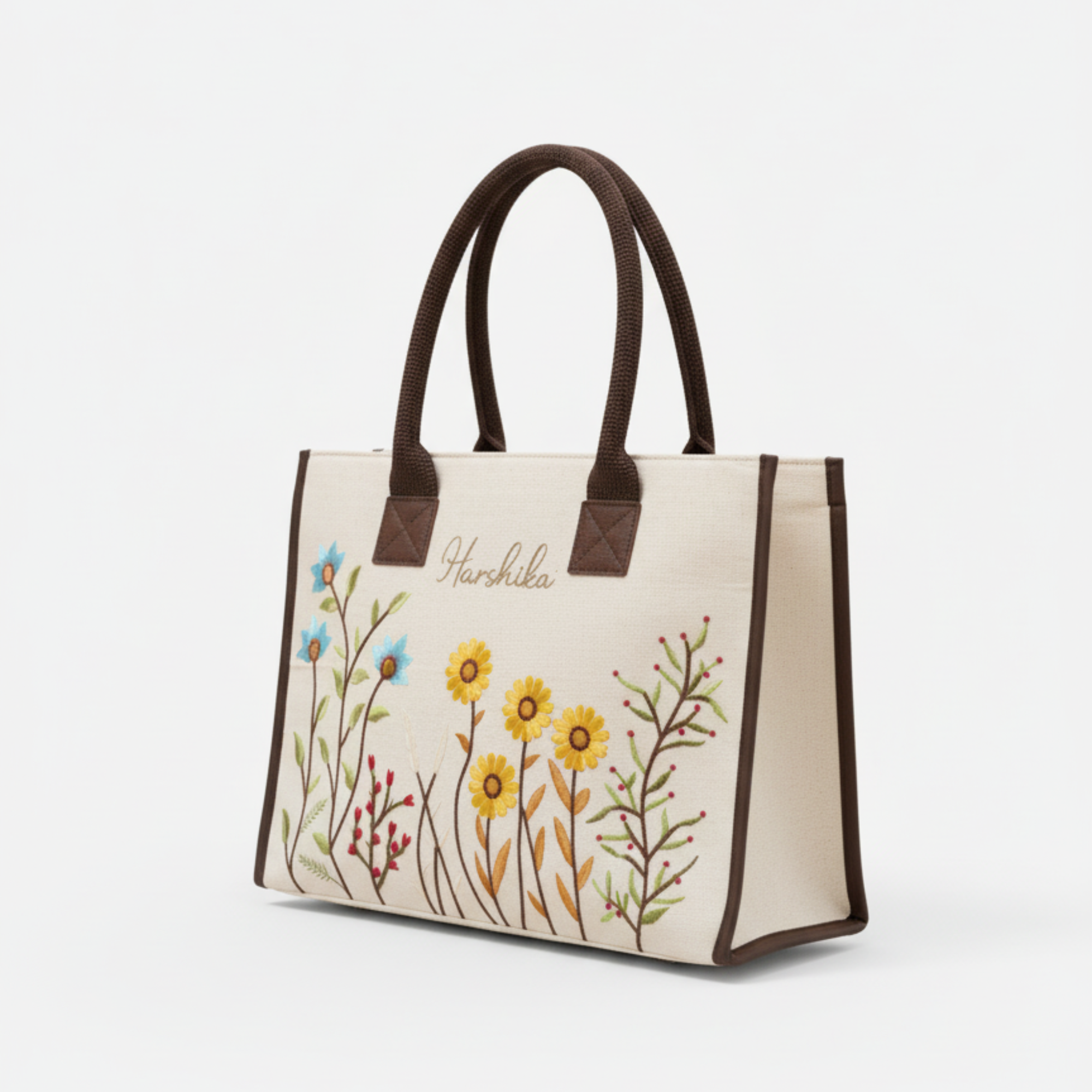 Personalised Sunflower Tote Bag
