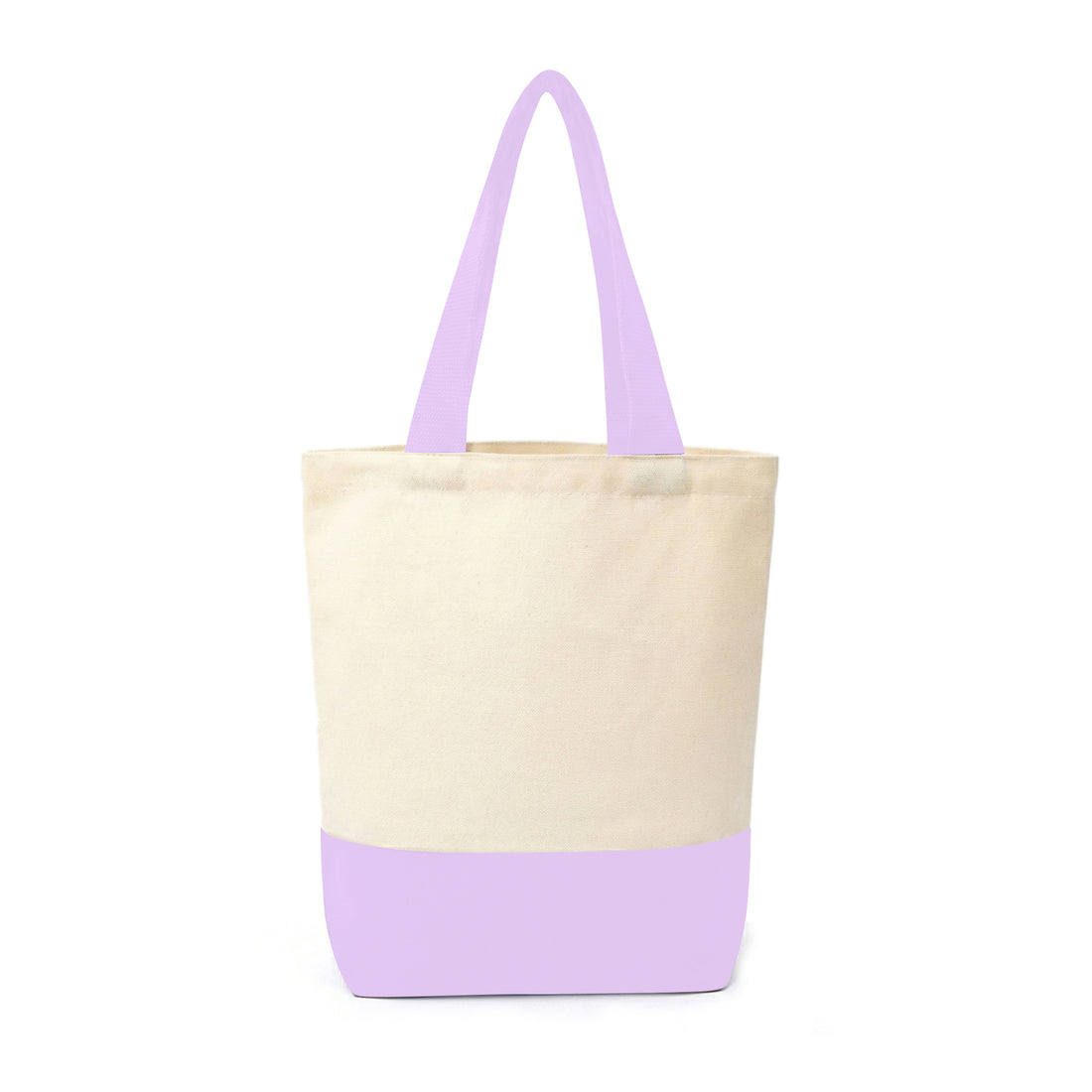 Purple & Beige Tote Bag | 330 GSM