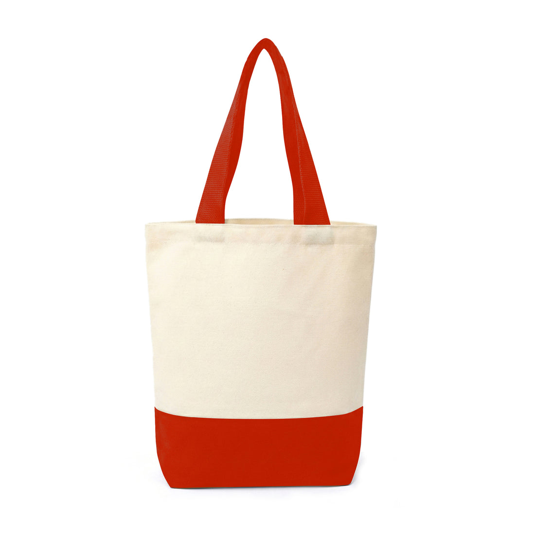 Red & Beige Tote Bag | 330 GSM