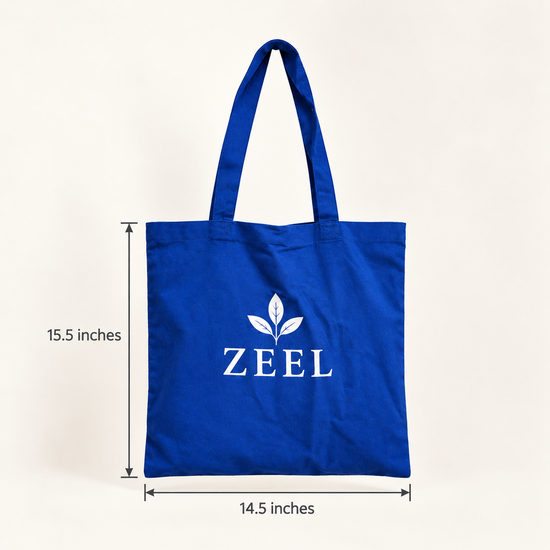 14.5x15.5 Navy Blue Cotton Tote Bag | 150 GSM