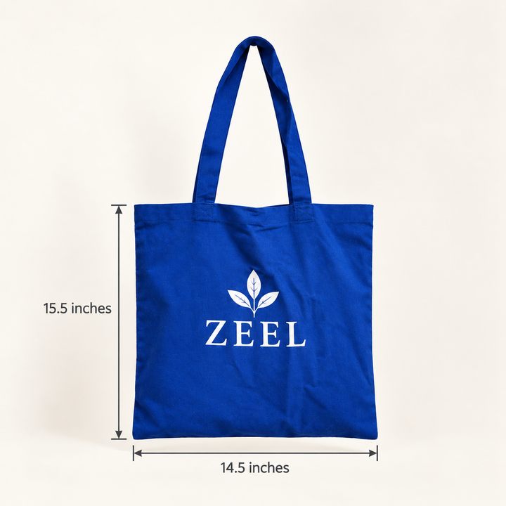 14.5x15.5 Navy Blue Cotton Tote Bag | 150 GSM