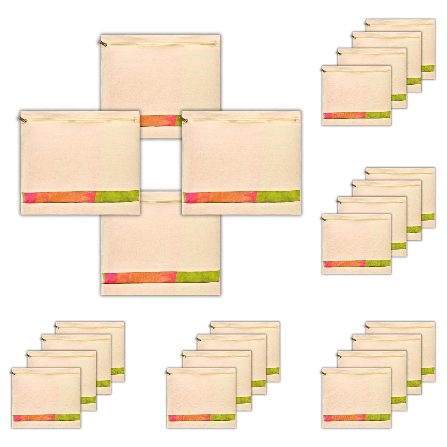 16x14 Inch Cotton Saree Cover