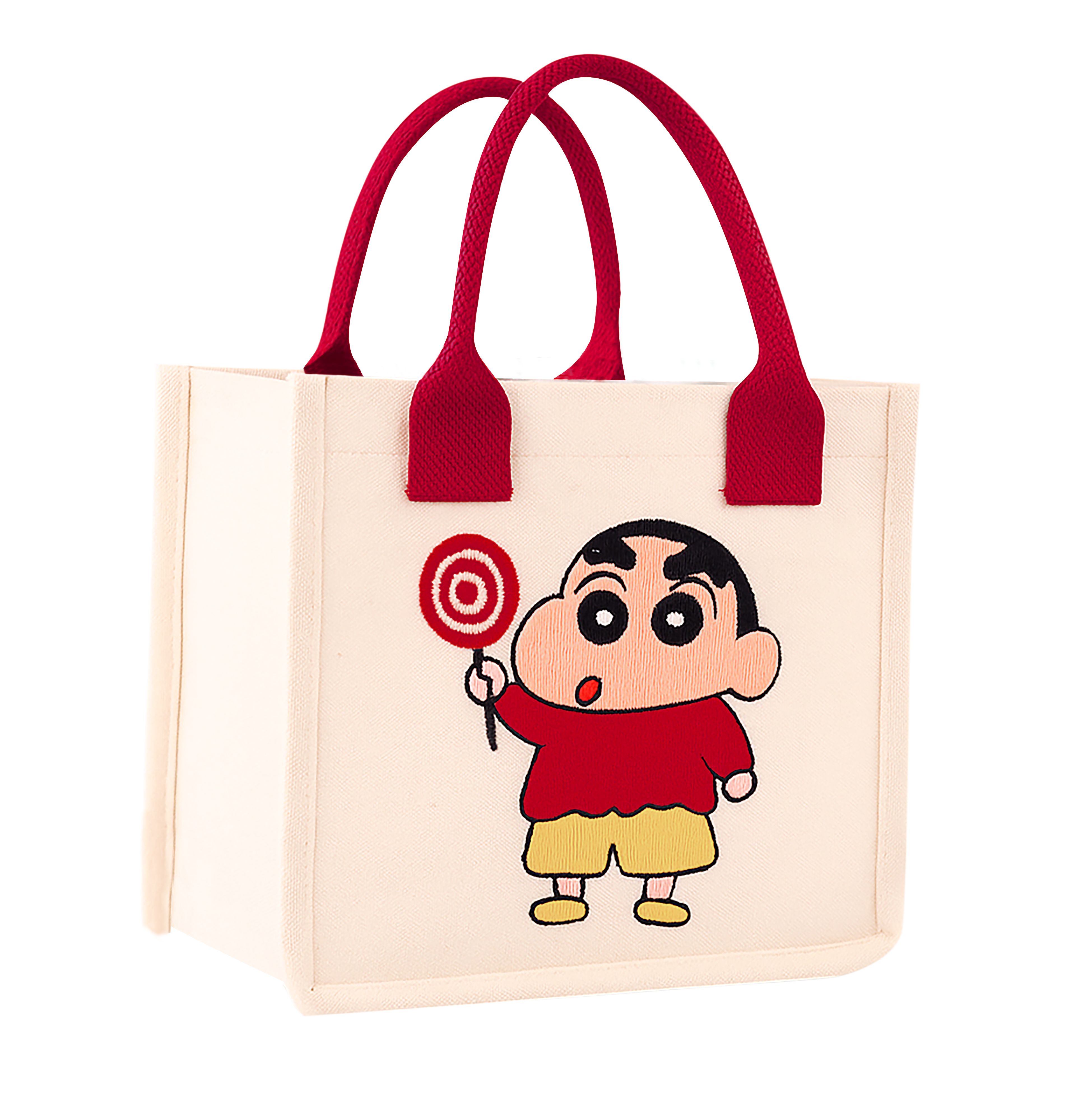 Shinchan Embroidery Kids Tote Bag