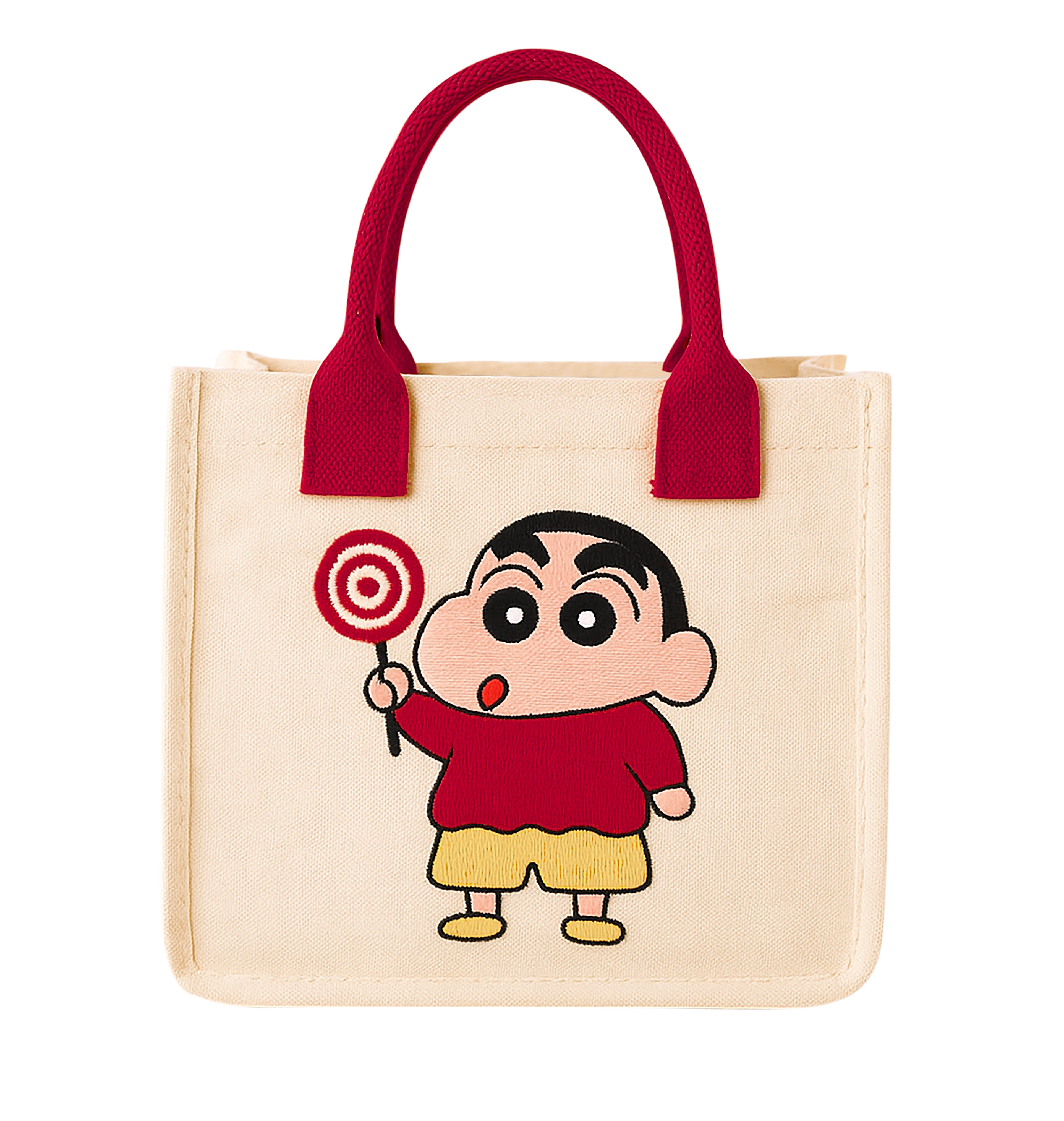 Shinchan Embroidery Kids Tote Bag