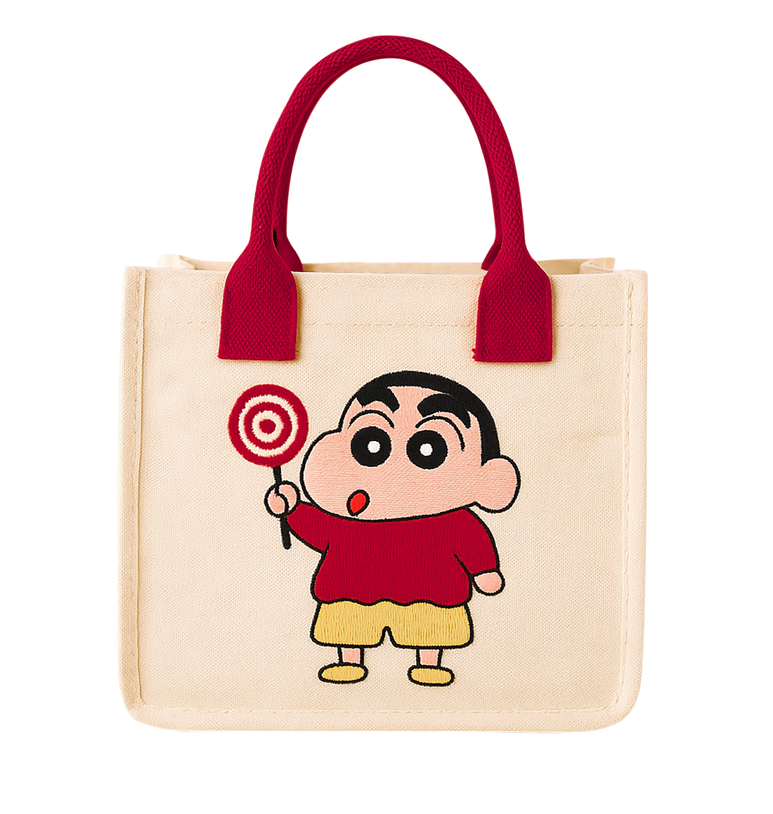 Shinchan Embroidery Kids Tote Bag