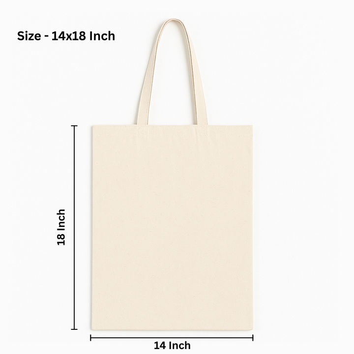 14x18 Inch Cotton Canvas Tote Bag