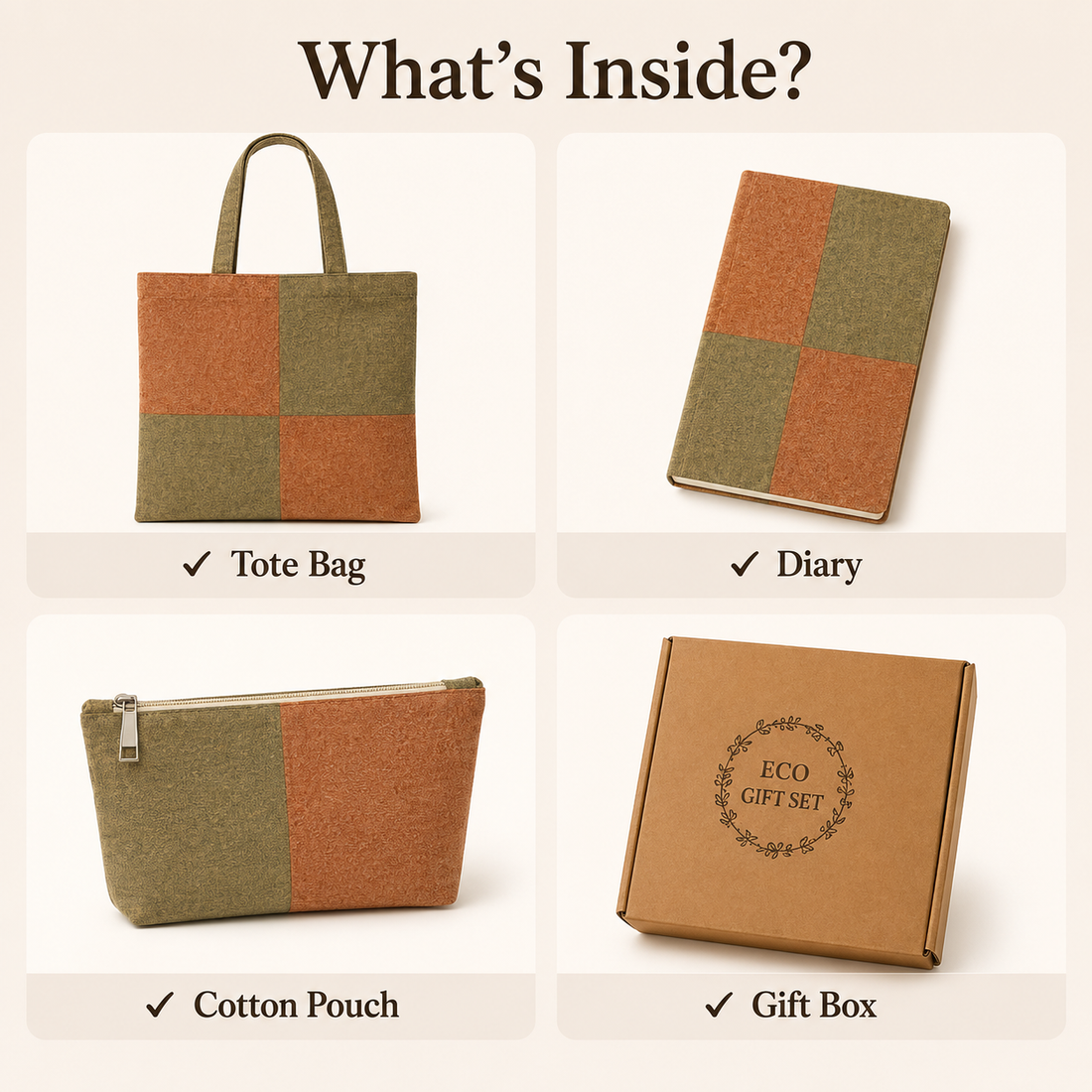 Terracotta & Olive Eco Gift Set