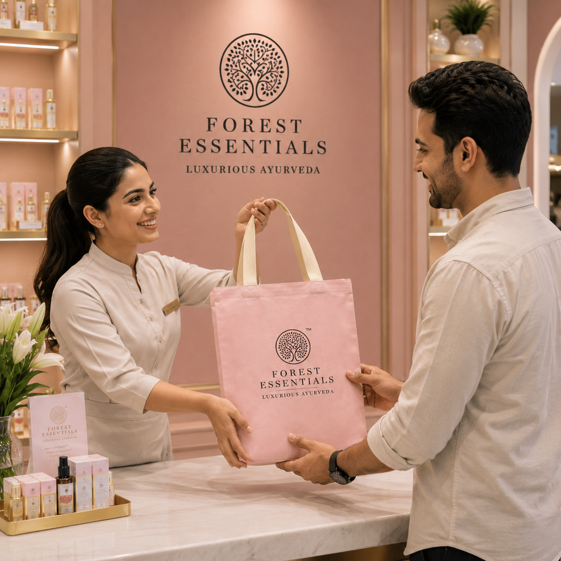 Custom 13"x15" Pink Tote Bag | 330 GSM