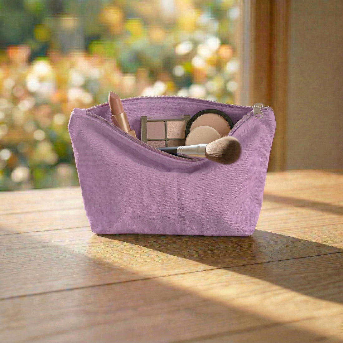 Travel Cotton Zipper Pouch