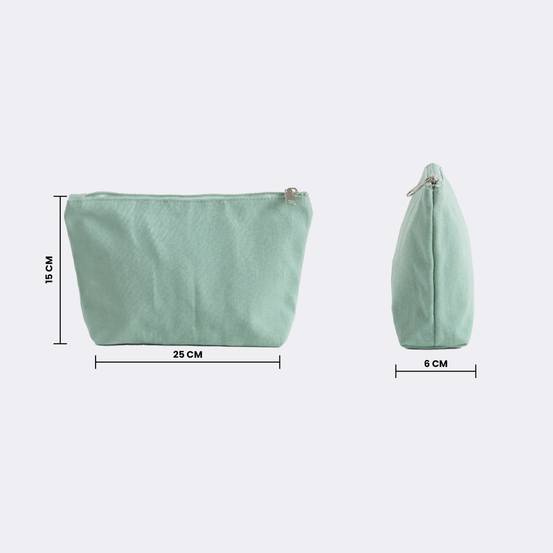 Travel Cotton Zipper Pouch