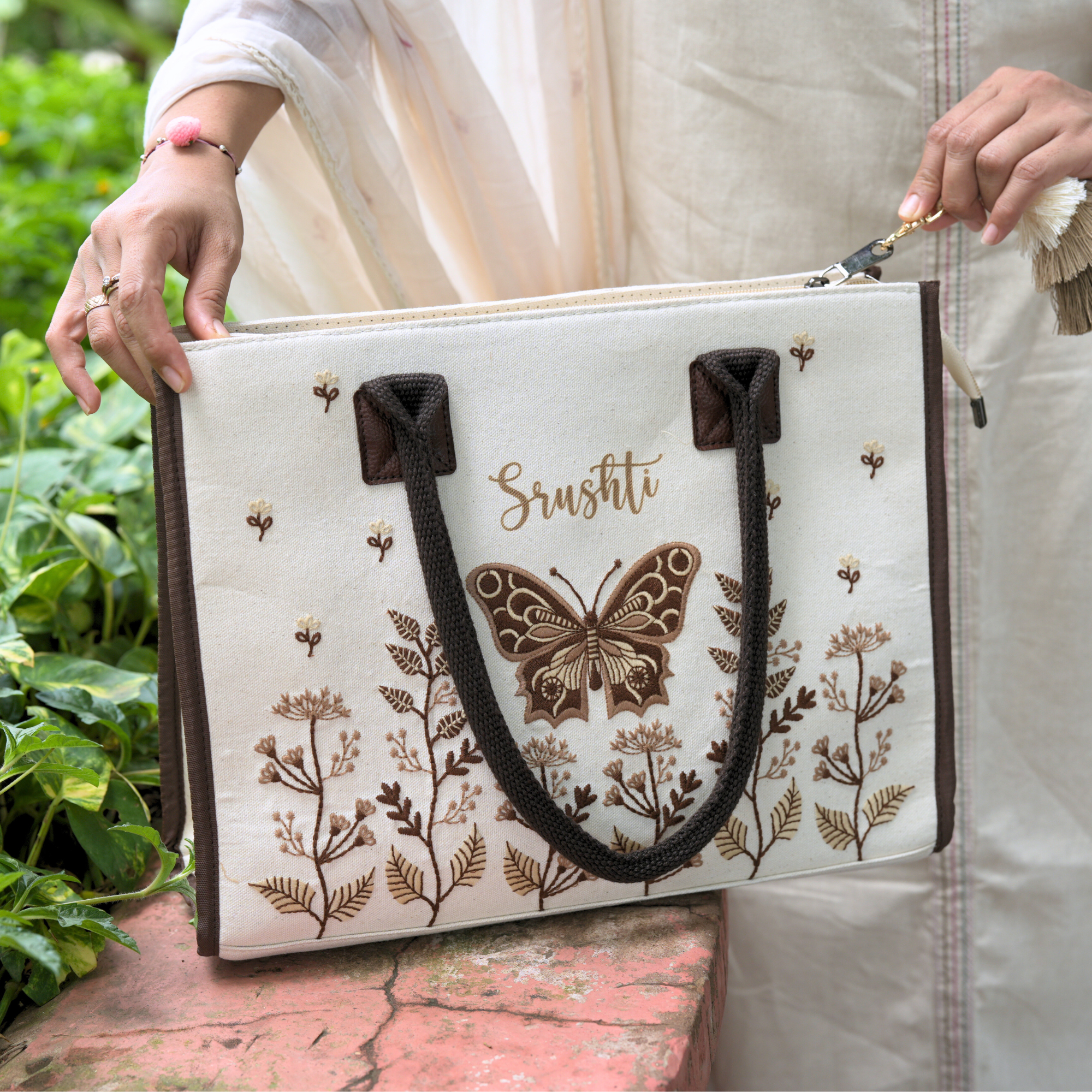 Personalised Butterfly Tote Bag