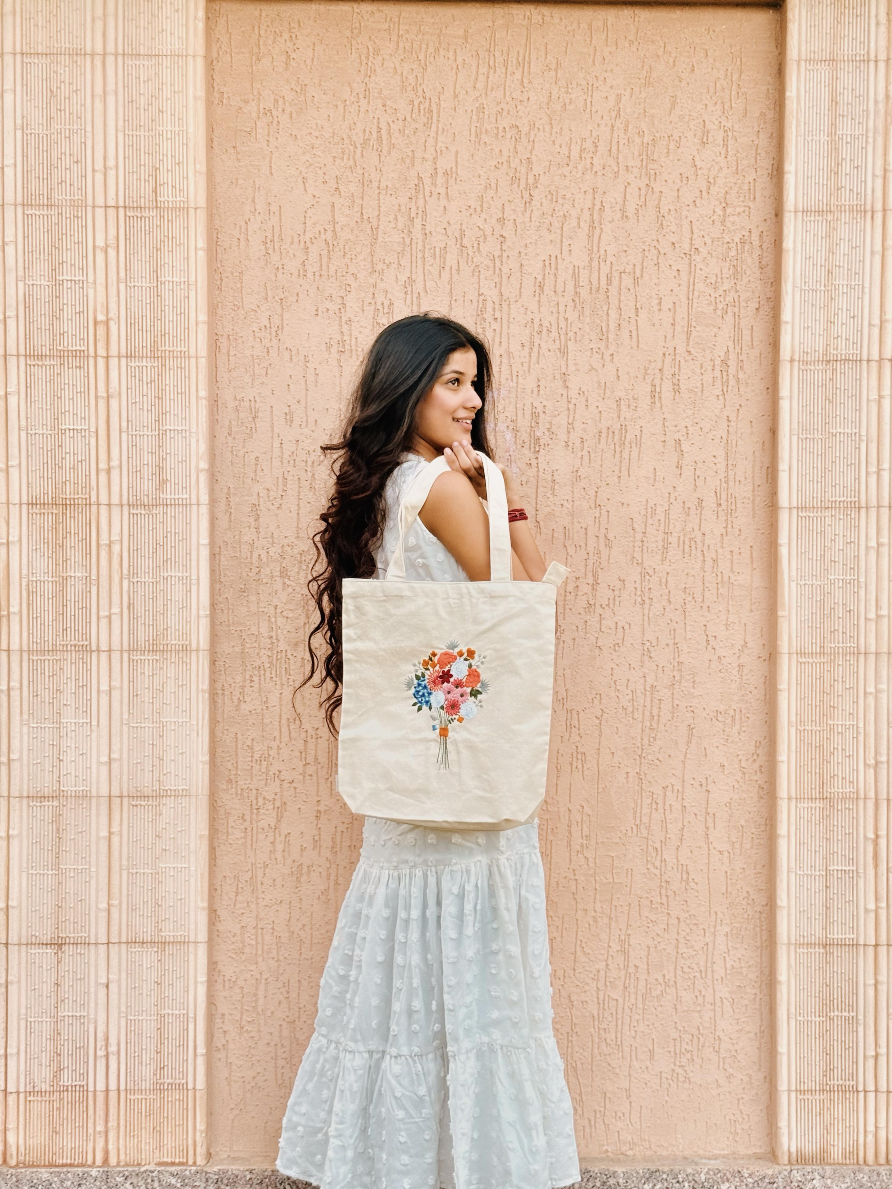 Elegant Bouquet Tote Bag