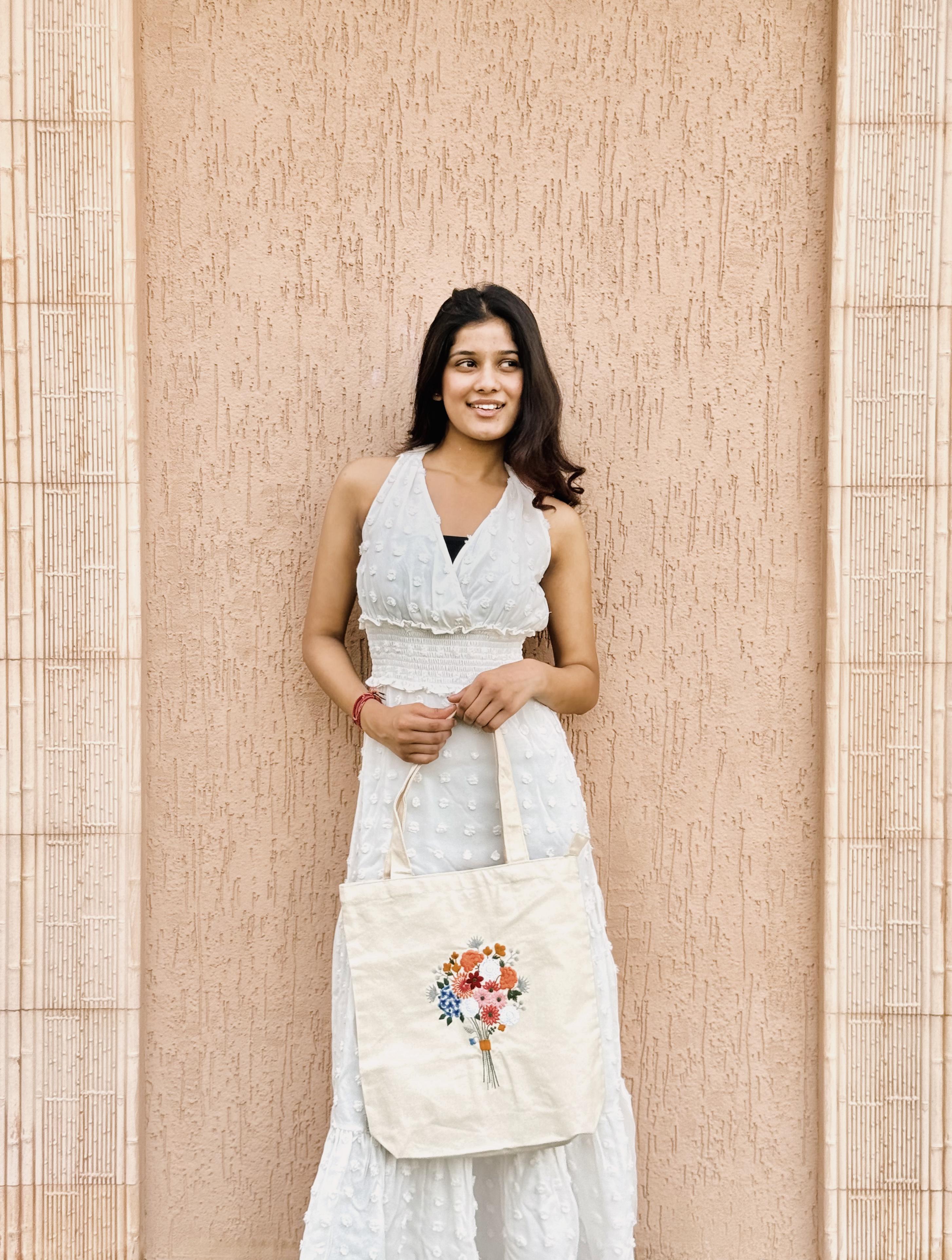 Elegant Bouquet Tote Bag