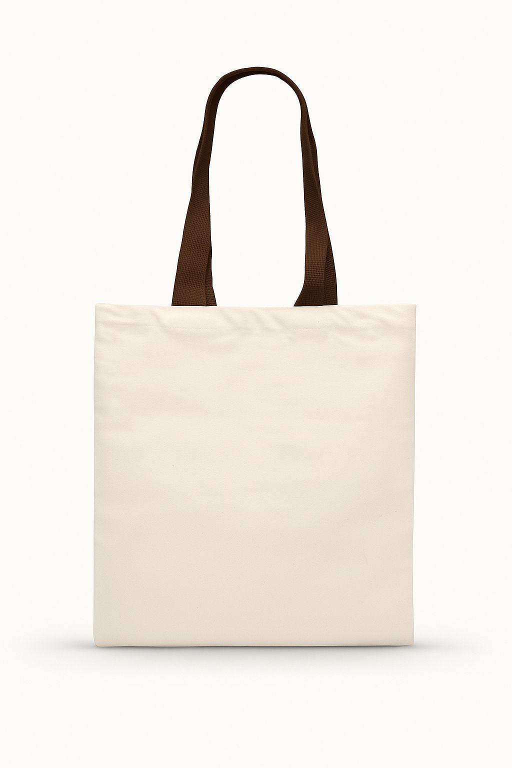 Beige Tote Bag | Pure Cotton 330 GSM | Durable & Strong | 13x15 Inch | Reusable, Eco-Friendly Shopping & Gifting Bag