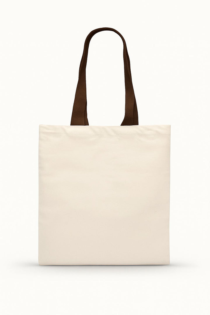 Beige Tote Bag | Pure Cotton 330 GSM | Durable & Strong | 13x15 Inch | Reusable, Eco-Friendly Shopping & Gifting Bag