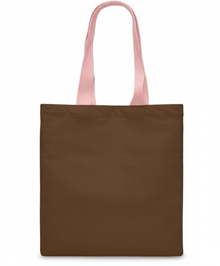 Brown Tote Bag | Pure Cotton 330 GSM | Durable & Strong | 13x15 Inch | Reusable, Eco-Friendly Shopping & Gifting Bag