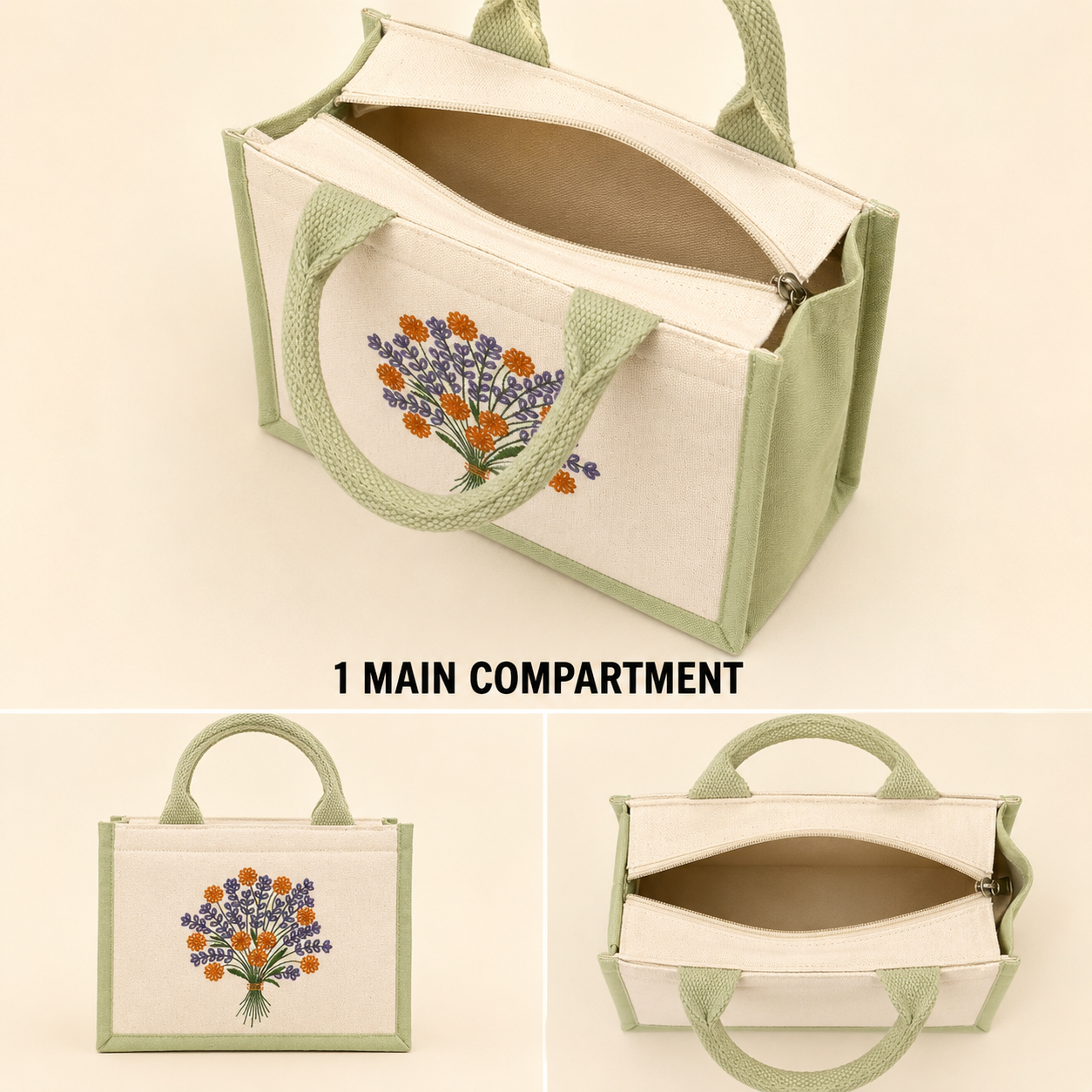 Wildflower Bouquet Bloom Mini Hamper Bag