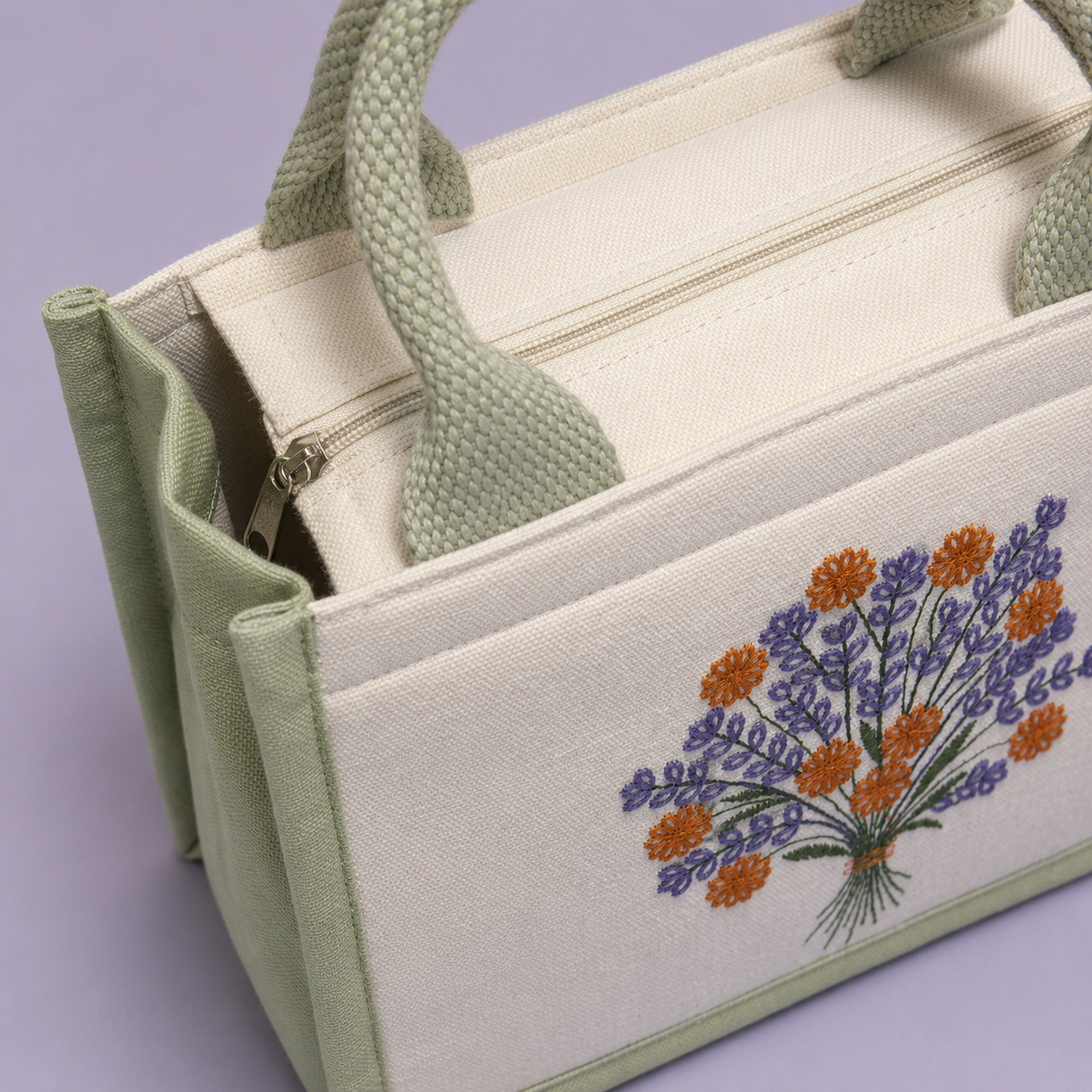 Wildflower Bouquet Bloom Mini Hamper Bag