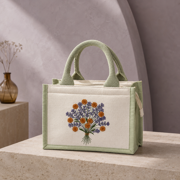 Wildflower Bouquet Bloom Mini Hamper Bag