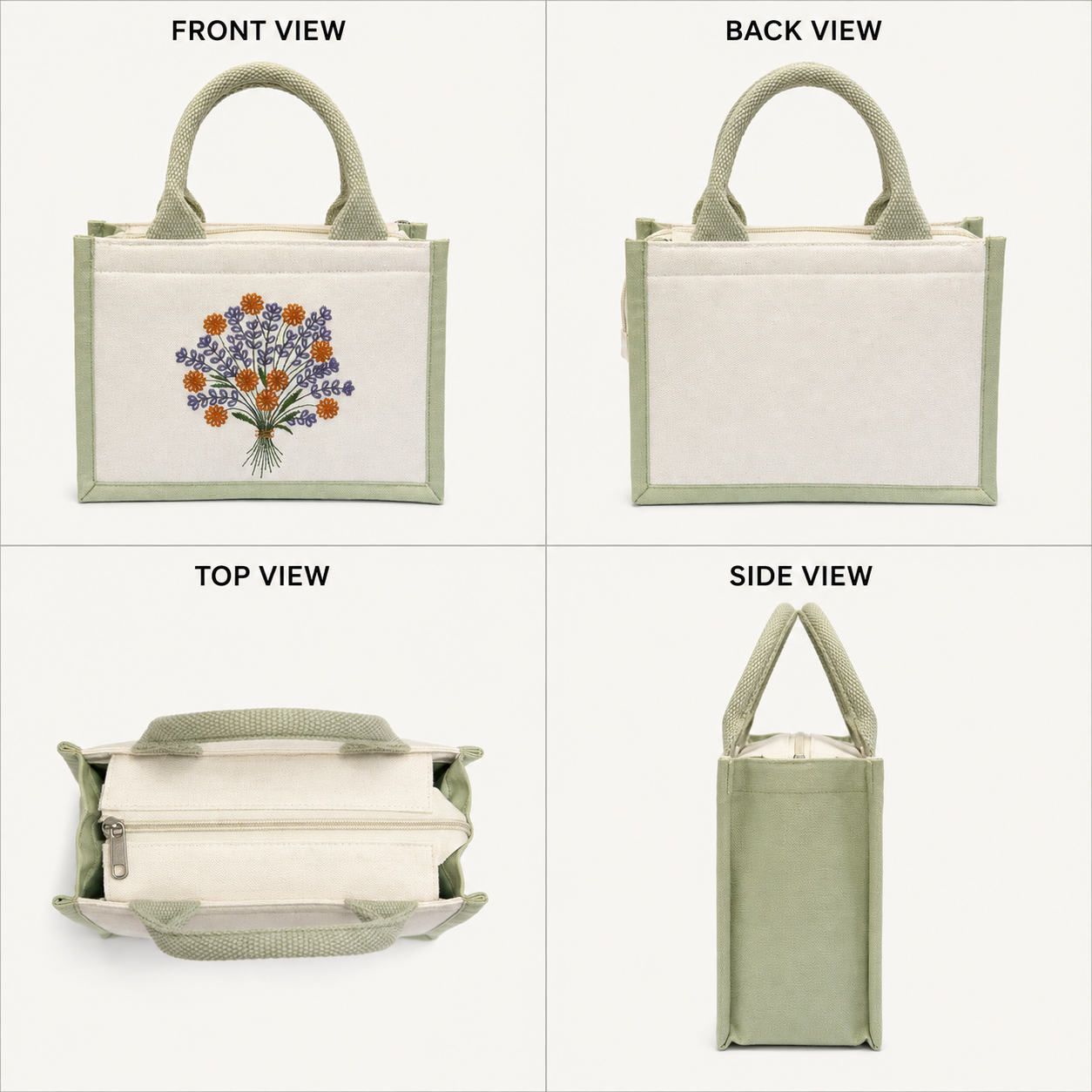 Wildflower Bouquet Bloom Mini Hamper Bag