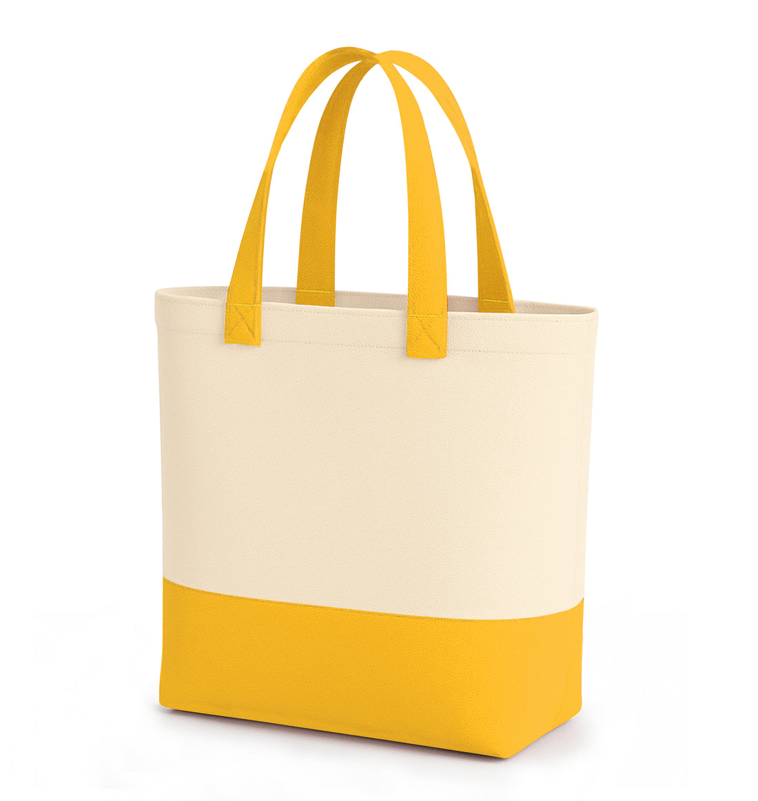 Yellow & Beige Tote Bag