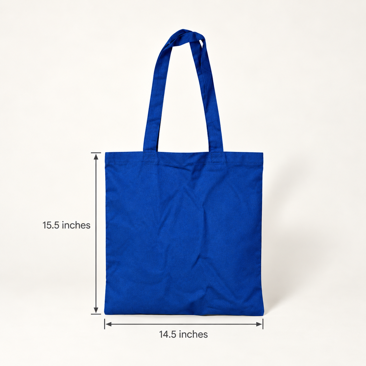 Plain 14.5x15.5 Navy Blue Cotton Tote Bag | 150 GSM