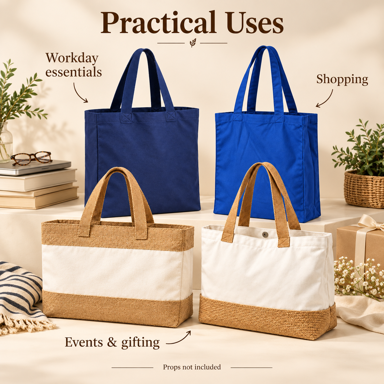 Gusseted Cotton & Juco Tote Sample Kit