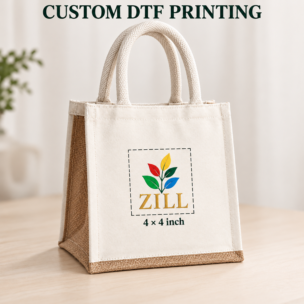 10x10.5x5.5 Natural Insulated Canvas Cooler Bag | 310 GSM