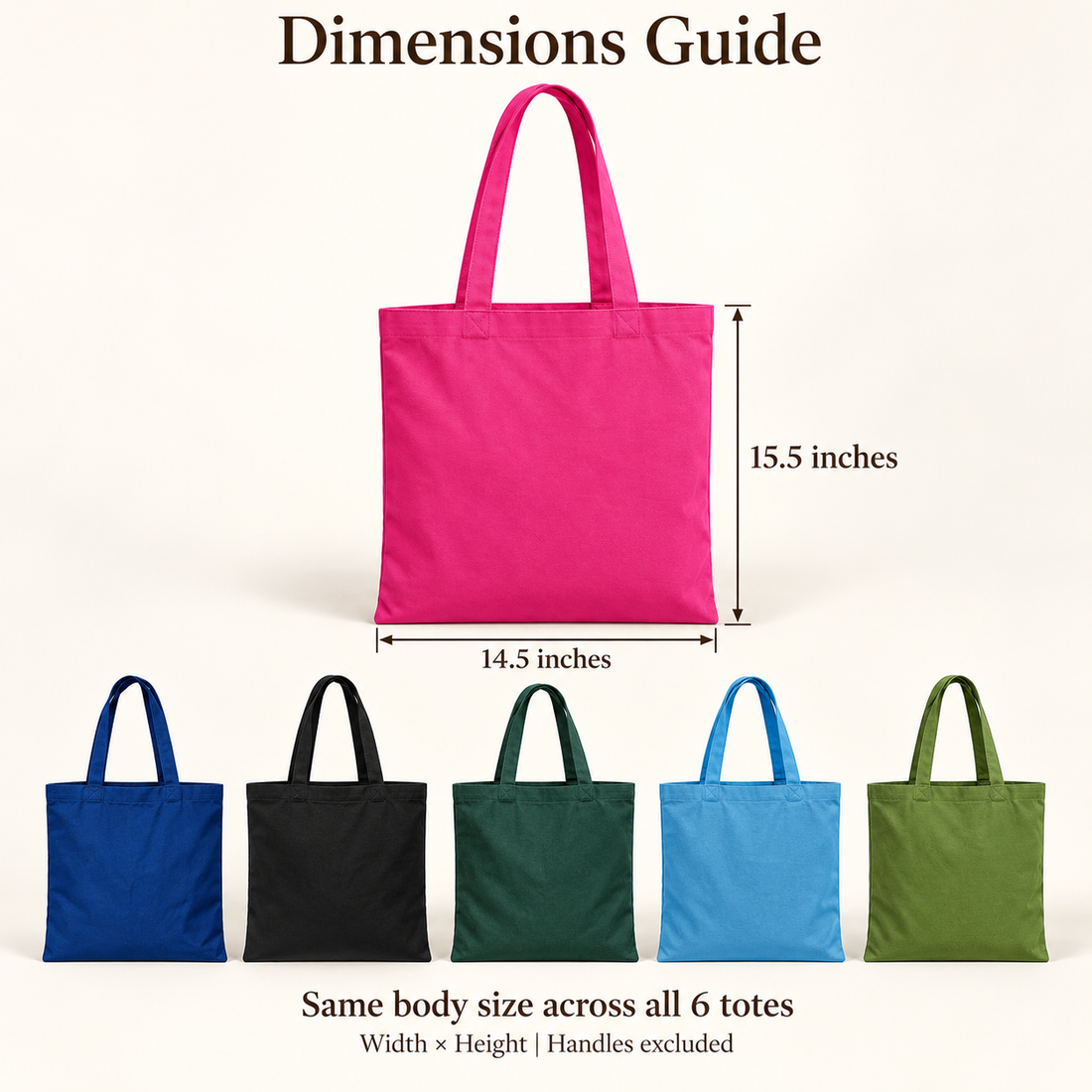 150 & 350 GSM Cotton Tote Bag Sample Kit