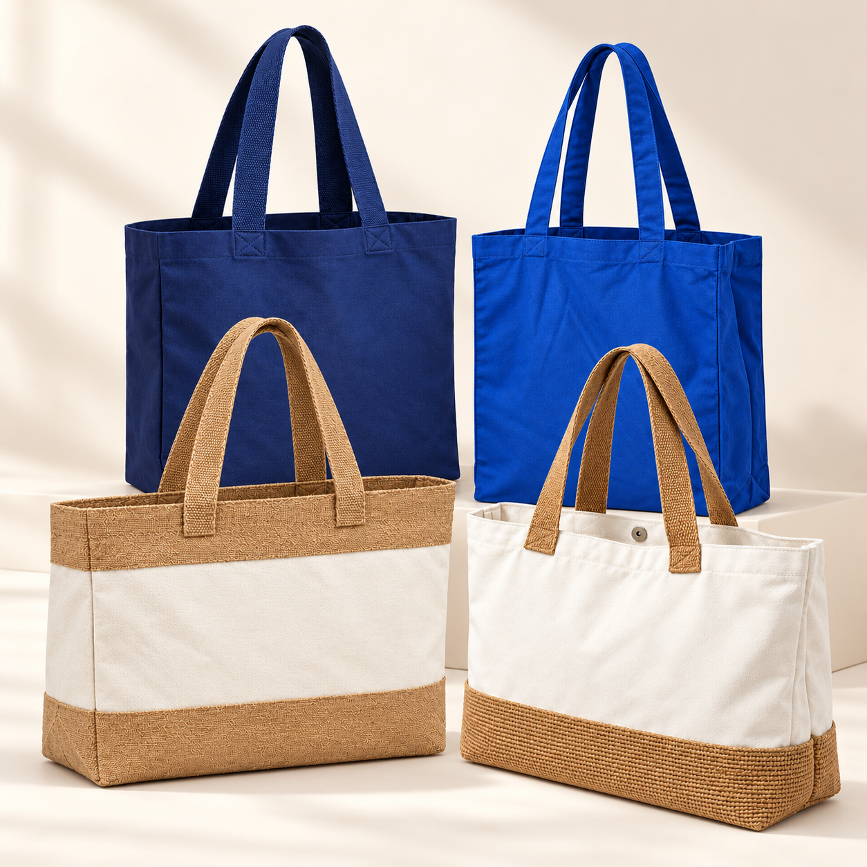 Gusseted Cotton & Juco Tote Sample Kit