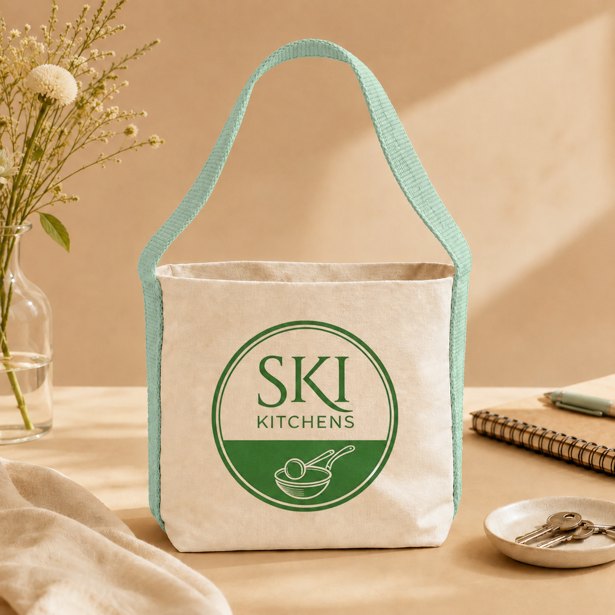 Light Green Basket Bag | 400 GSM