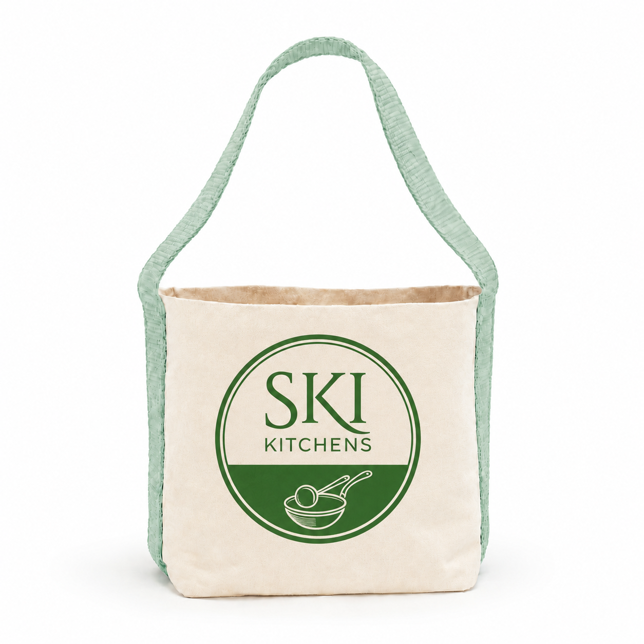 Light Green Basket Bag | 400 GSM