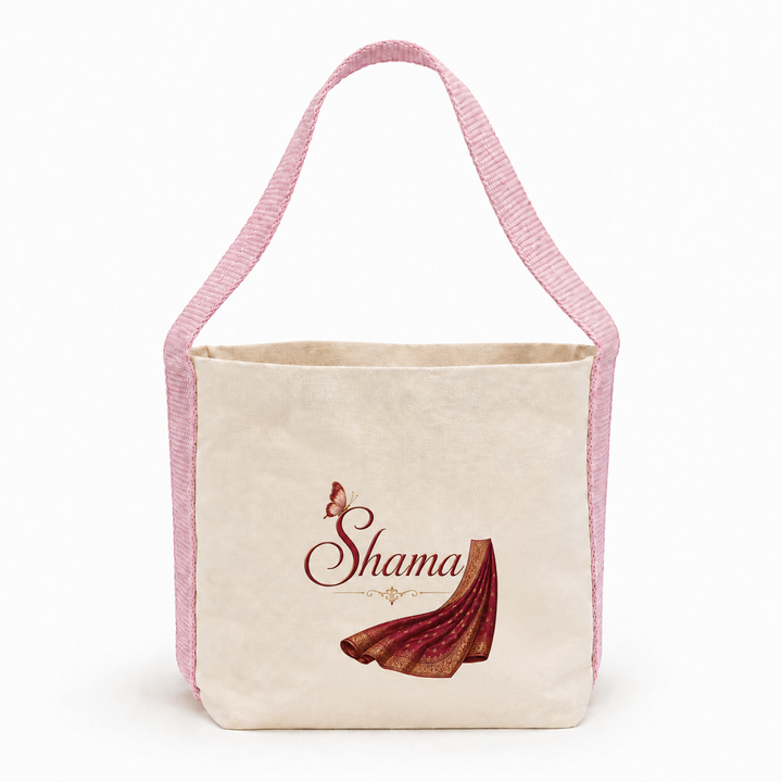 Pink Basket Bag | 400 GSM
