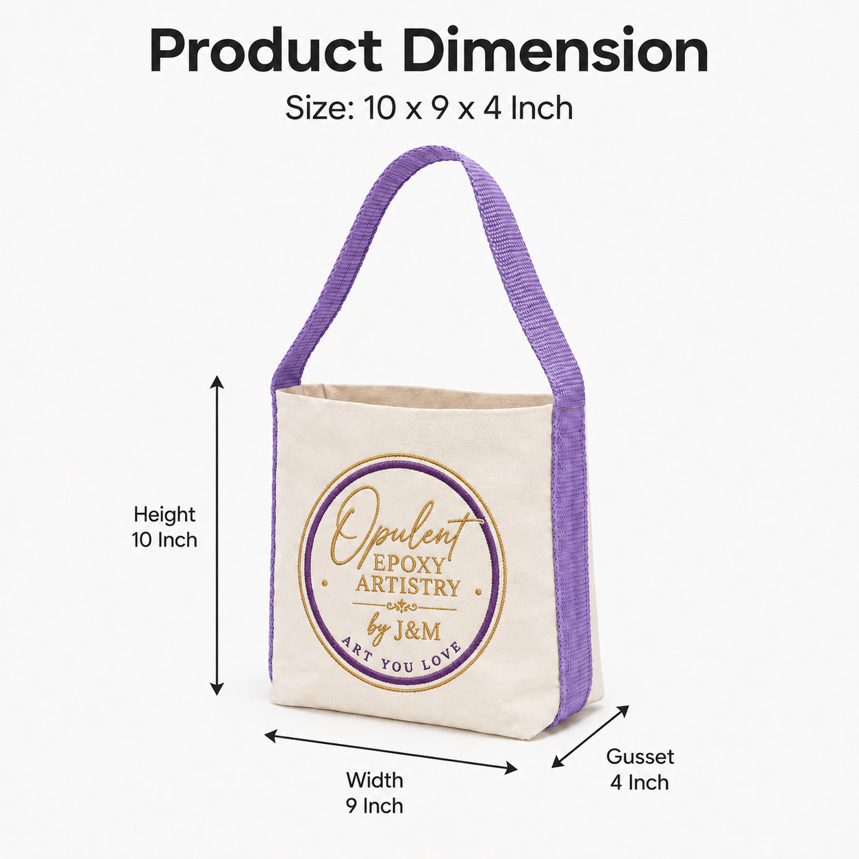 Purple Basket Bag | 400 GSM